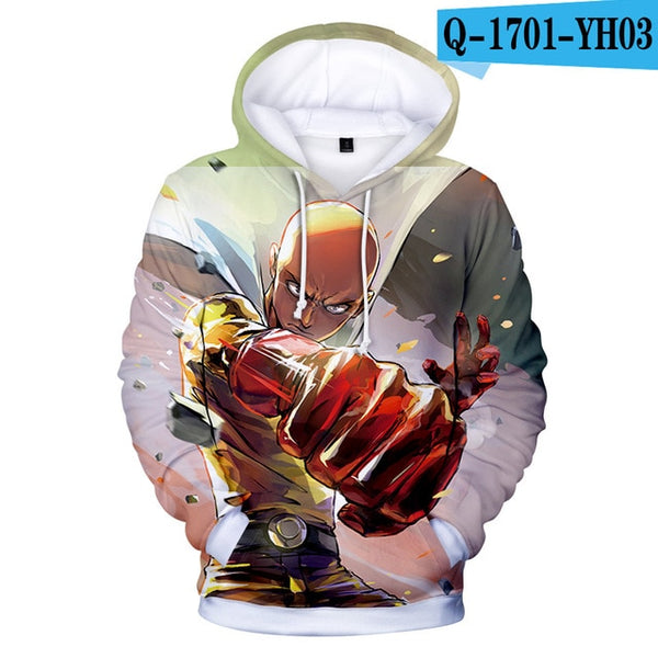 Anime One punch man hoodie sweatshirts unisex