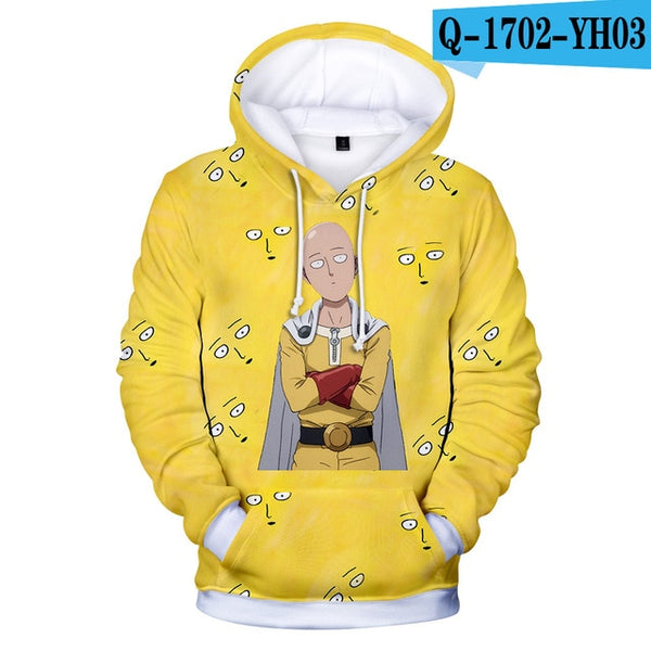 Anime One punch man hoodie sweatshirts unisex