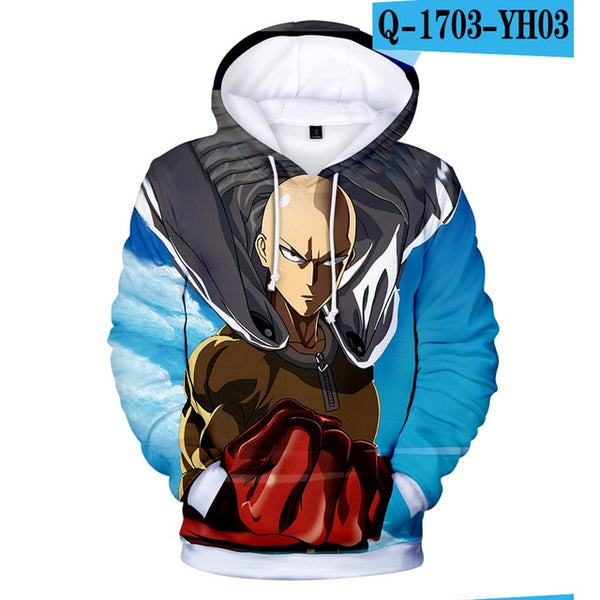 Anime One punch man hoodie sweatshirts unisex