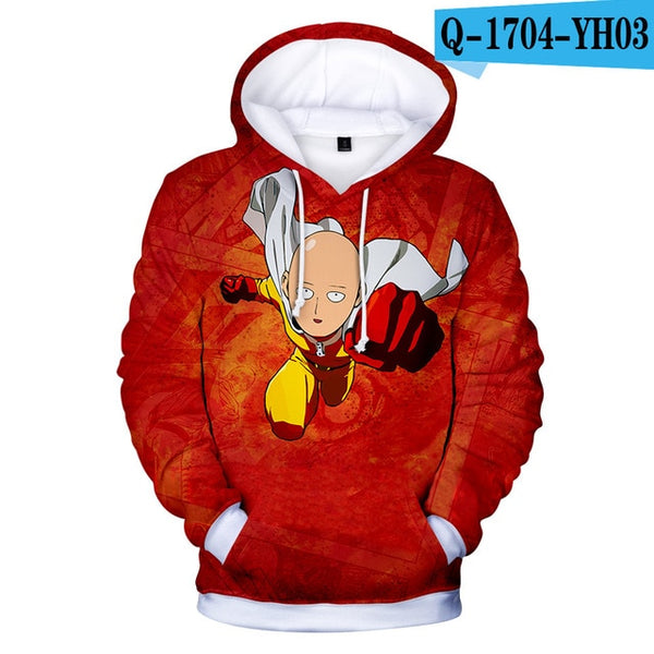 Anime One punch man hoodie sweatshirts unisex